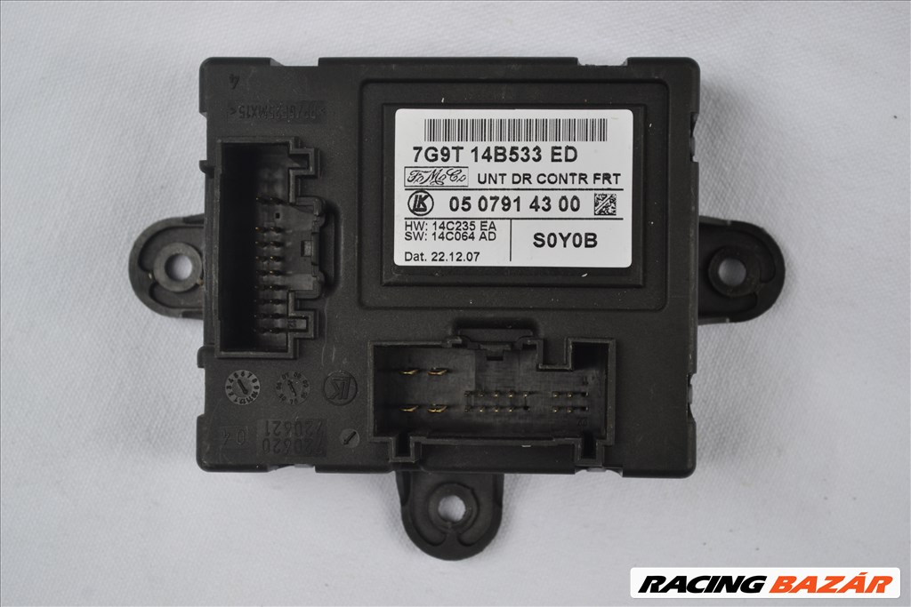 Ford Mondeo, Galaxy, C-Max, Focus, Kuga ajtóvezérlő vezérlő modul elektronika gyári 7g9t14b533ed 1. kép