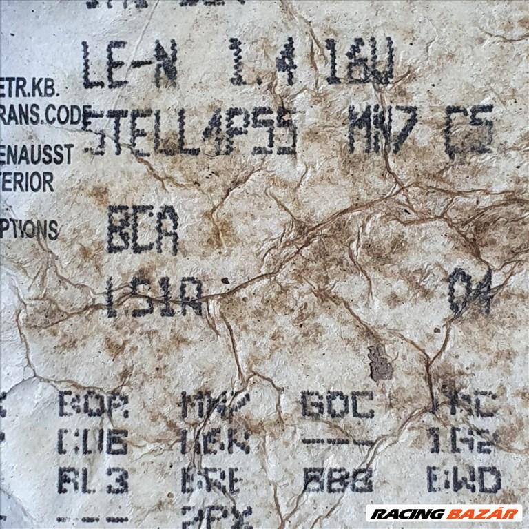 SEAT LEON (1M1) 1.4 16V 1999-2006 75 LE/55 KW BCA bontott alkatrészek eladók! 8. kép