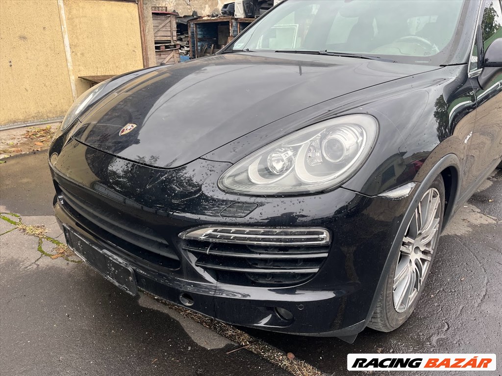 Porsche Cayenne S II 3,0 E-Hybrid 92A 2012 Komplett Csavaros eleje LC9X  4. kép