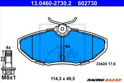 ATE 13.0460-2730.2 - fékbetét JAGUAR