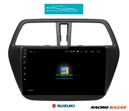 Suzuki SX4 S-Cross Multimédia Android 11 GPS Autórádió Tolatókamerával 2. kép