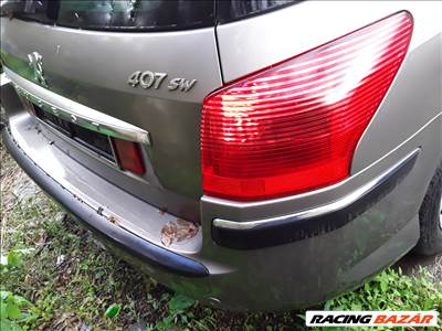 Peugeot 407 SW Csomagtérajtó Hátsó Lökhárító 