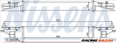 NISSENS 96604 Intercooler