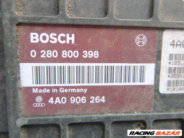 Audi 80 , 100 2.3 BENZIN motorvezérlő 4A0 906 264 , 0 280 800 398 1. kép