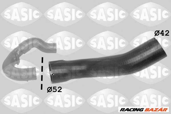SASIC 3356080 - Töltőlevegő cső FIAT 1. kép