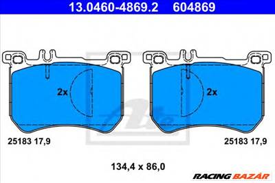 ATE 13.0460-4869.2 - fékbetét MERCEDES-BENZ