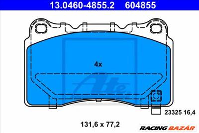ATE 13.0460-4855.2 - fékbetét OPEL VAUXHALL