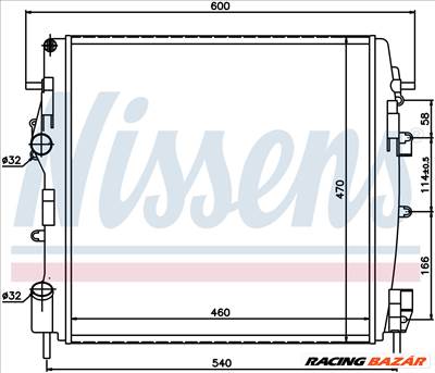 NISSENS 63762 Hűtőradiátor