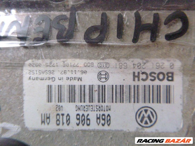 Skoda Octavia I 1999, 1,8 20v motorvezérlő szett műszerfalórával 06A 906 018 AM , 0 261 204 681  1u1919033c 2. kép
