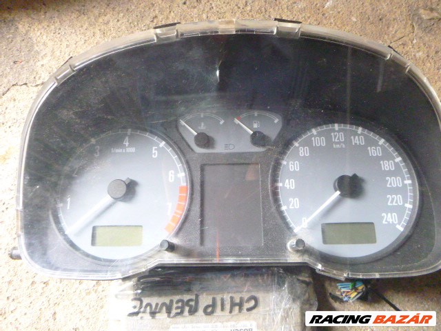 Skoda Octavia I 1999, 1,8 20v motorvezérlő szett műszerfalórával 06A 906 018 AM , 0 261 204 681  1u1919033c 7. kép