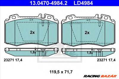 ATE 13.0470-4984.2 - fékbetét MERCEDES-BENZ