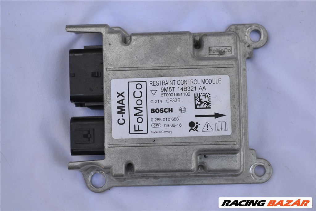 Ford Mondeo légzsákvezérlő elektronika modul gyári 9M5T 14B321 AA 1. kép