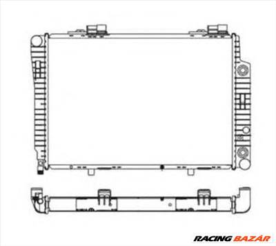 NRF 51281 - Vízhűtő (Hűtőradiátor) MERCEDES-BENZ