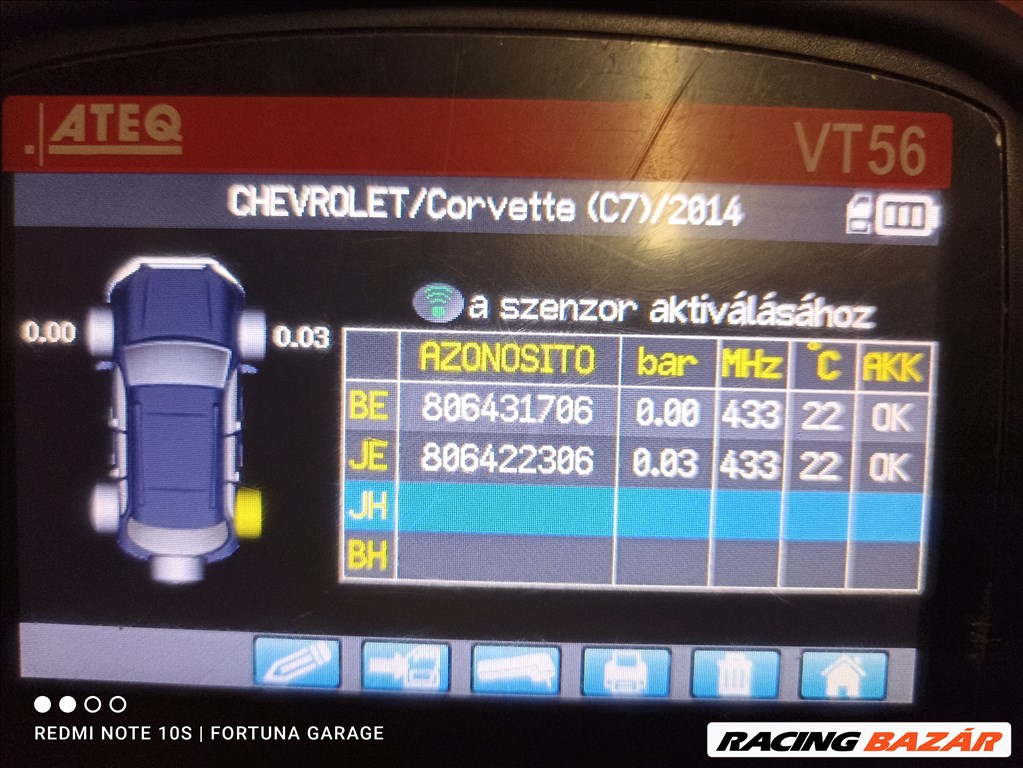 Chevrolet használt TPMS szenzorok 6. kép