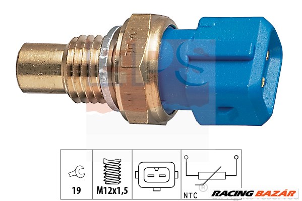 EPS 1.830.194 - hűtőfolyadék hőmérséklet érzékelő CHEVROLET DAEWOO RENAULT VOLVO 1. kép