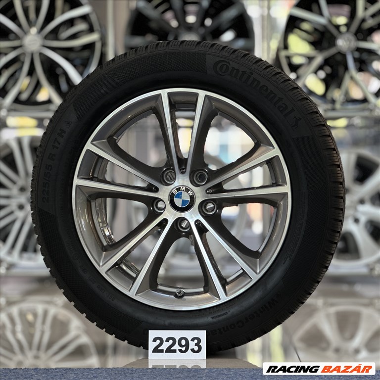 BMW 17 gyári alufelni felni, 5x112, 225/55 téli gumi, G30 G31  (2293) 1. kép