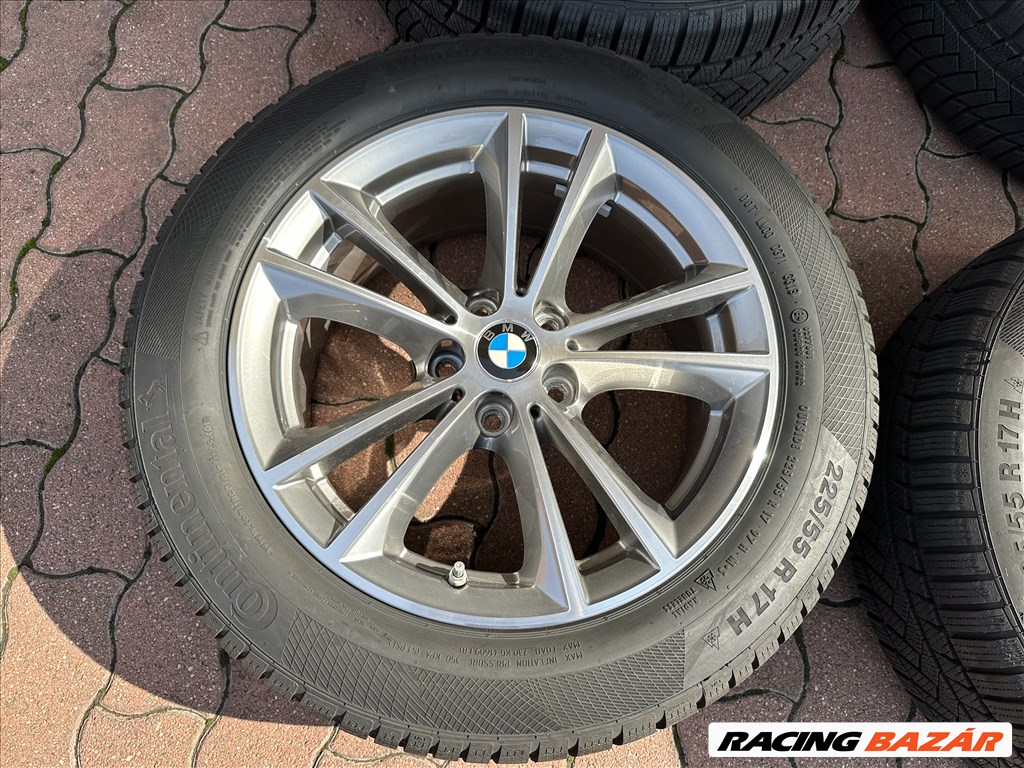 BMW 17 gyári alufelni felni, 5x112, 225/55 téli gumi, G30 G31  (2293) 4. kép