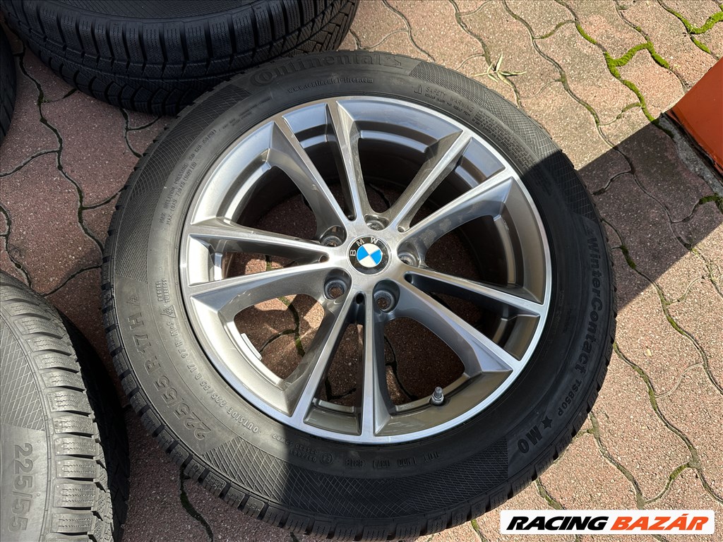 BMW 17 gyári alufelni felni, 5x112, 225/55 téli gumi, G30 G31  (2293) 5. kép