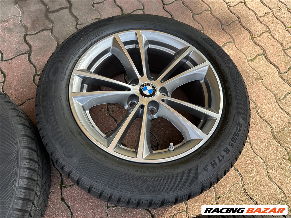 BMW 17 gyári alufelni felni, 5x112, 225/55 téli gumi, G30 G31  (2293) 6. kép