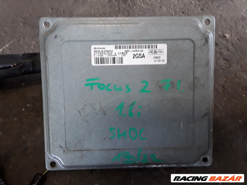 Ford Focus 2 1.6 motorvezérlő am5112a650aa 1. kép