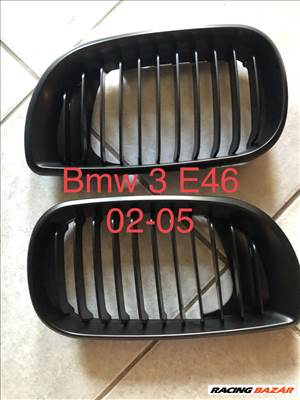 BMW E46 3 díszrács / vese / hűtőrács fekete 2002-2005 - új - 