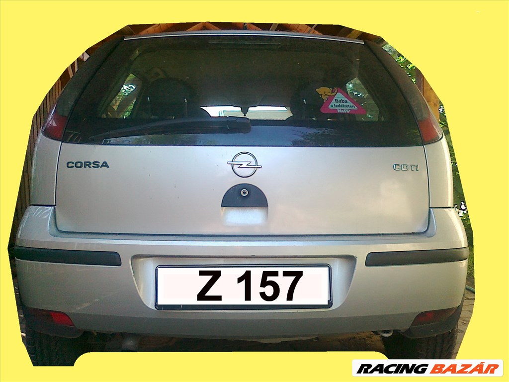 Opel Corsa C Z157 C corsa szürke lökhárító első , van ködlámpa z157ccorsaszurke ccorsaz157 3. kép