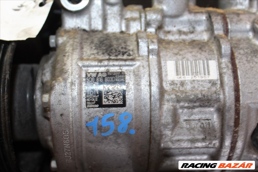 Audi Q3 1.4 TFSI Klímakompresszor 5Q0816803D 2. kép