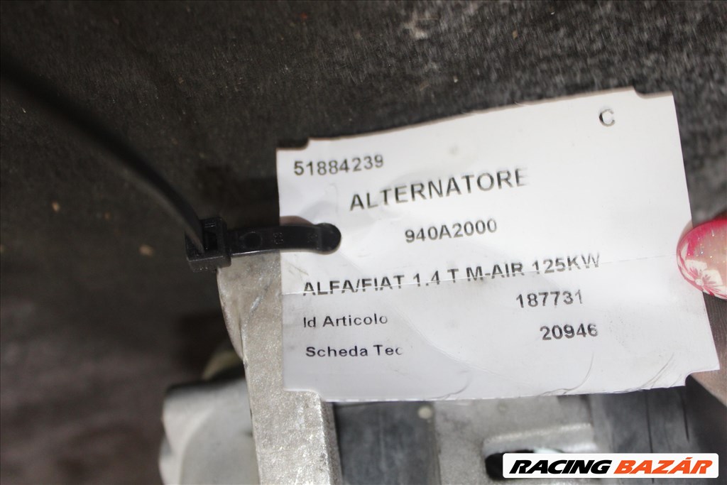 Alfa, Fiat 1.4TB Generátor 2013 51884239 4. kép