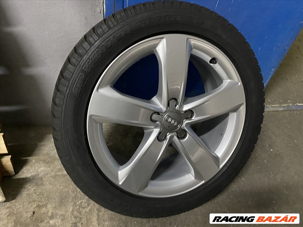 Audi A6 4G gyári S-Line 7,5X18-as 5X112-es ET37-es könnyűfém felni garnítúra eladó 2. kép