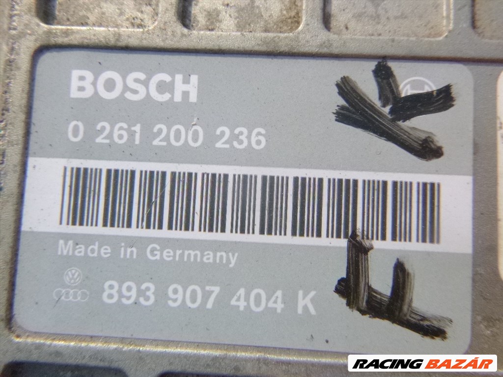 Audi 80 (B3 - 89) 2,0 (AAD) BOSCH motorvezérlő 893 907 404 K 0261200236 893907404k 2. kép