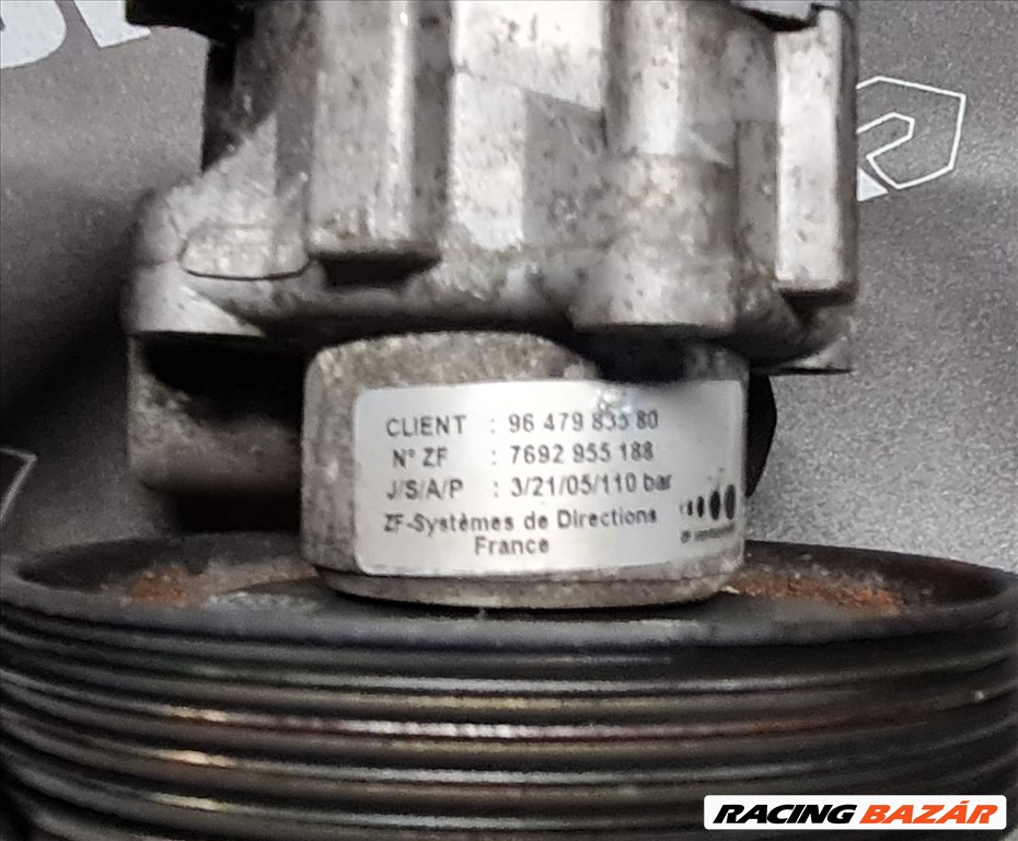 Citroën C5 C8 I, Fiat Ulysse II, Lancia Phedra, Peugeot 406 607 807 2.0-2.2 hdi szervószivattyú 9647983580 2. kép