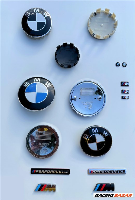 ÚJ BMW M PERFORMANCE alufelni felni kormány matrica jel logo embléma 4. kép