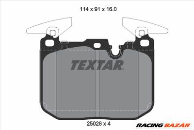 TEXTAR 2502807 - fékbetét BMW