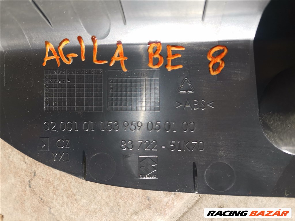 Opel Agila B bal első ablakemelő kapcsoló 8372251k70 3. kép