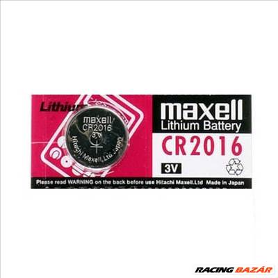 Maxell kulcs elem CR2016 3V lítium