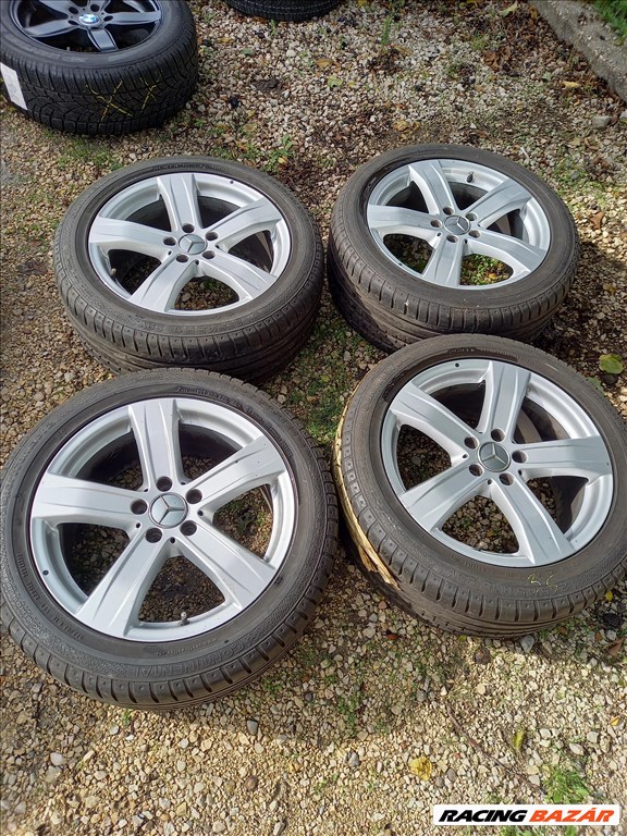  Mercedes W221 gyári aluszett 5x112 8,5x18-as 255/45R18 nyárival Sxx3 1. kép