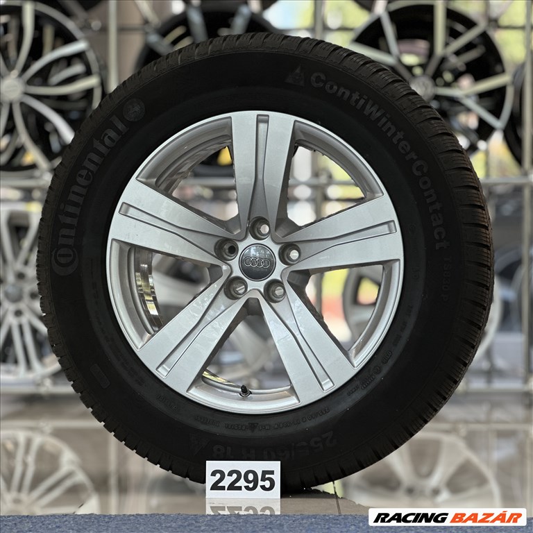 Audi 18 gyári alufelni felni, 5x112, 255/60 R18 téli gumi, Q7  (2295) 1. kép