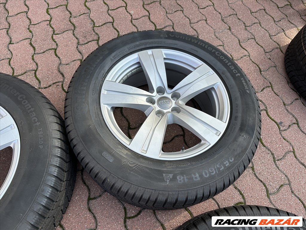 Audi 18 gyári alufelni felni, 5x112, 255/60 R18 téli gumi, Q7  (2295) 6. kép