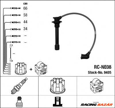 NGK 9405 - gyújtókábel szett NISSAN