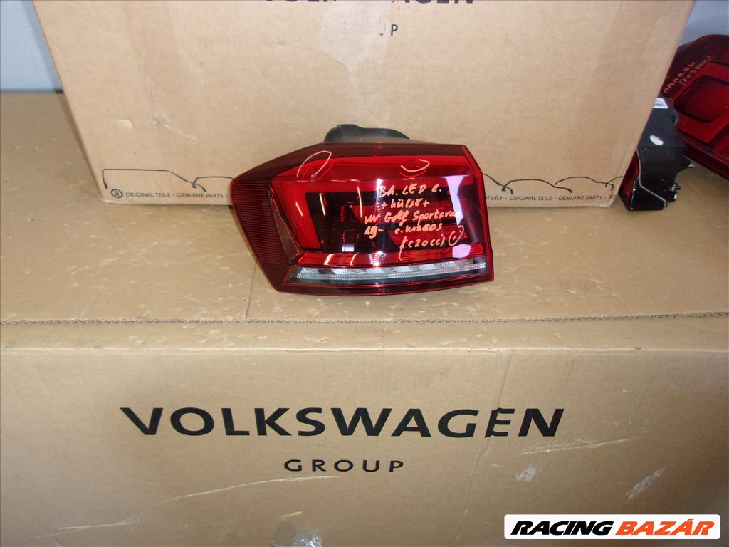 VOLKSWAGEN GOLF SPORTSVAN bal hátsó LED lámpa 2019- 510945095T 1. kép