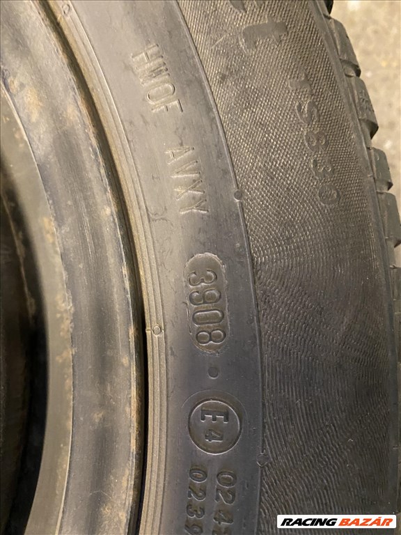  Volkswagen Audi Skoda 16" használt (gyári felni) lemezfelni, 205/55 r16 Continental téli gumi val ! 4. kép