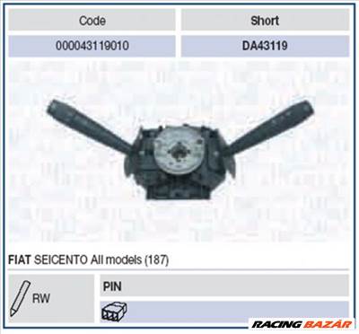 MAGNETI MARELLI 000043119010 Kormányoszlop kapcsoló - FIAT