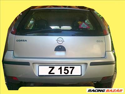 Opel Corsa C Z157 C corsa szürke lökhárító hátsó  z157ccorsaszurke ccorsaz157