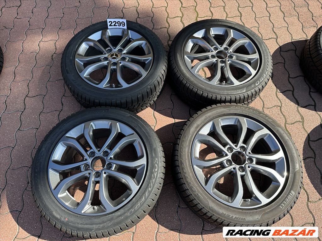 Mercedes 17 gyári alufelni felni 5x112, 225/50 téli gumi, CLA C (2299) 3. kép