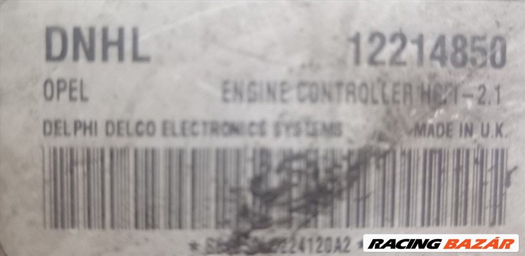 Opel Astra G, Opel Zafira A Z14XE motorvezérlő elektronika 12214850 HSFI - 2 z14xehsfi21 4. kép