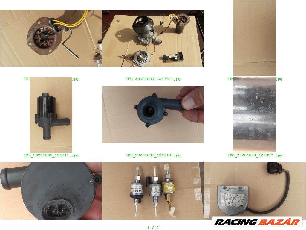 Állófűtés Webasto Eberspacher alkatrész eladó 7. kép