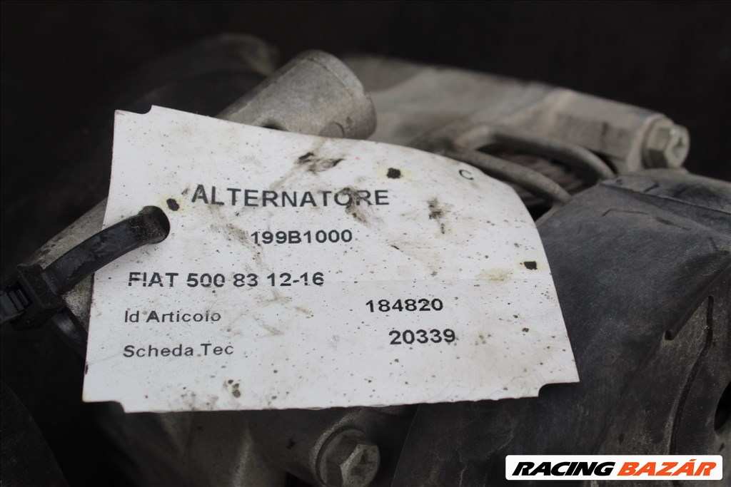 Fiat 500 1.3MJET Generátor 51880173  3. kép