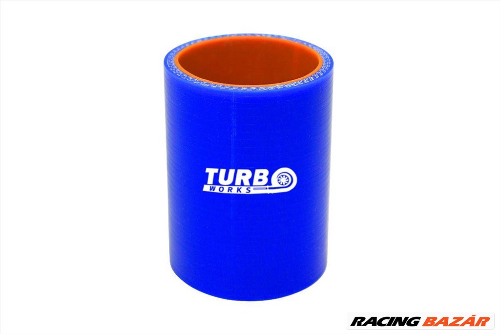 Szilikon Cső Összekötő TurboWorks PRO 63mm, Kék 1. kép