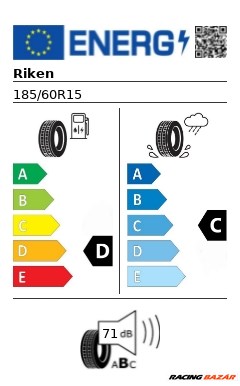 Riken Snow 185/60 R15 88T XL M+S 3PMSF téli gumi 2. kép