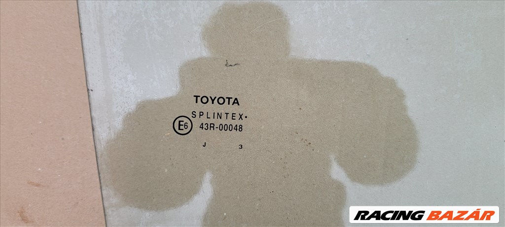 Toyota Yaris ablak üveg oldalüveg lejáró üveg  43r00048 2. kép